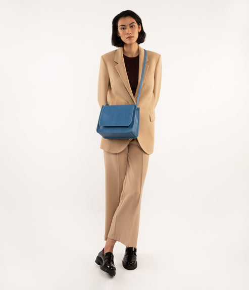 LEV Vegan Crossbody Bag - Vintage | Color: Blue - variant::bluejay