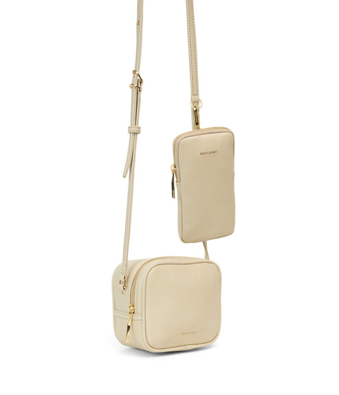 SWAE Vegan Crossbody Bag - Vintage | Color: White - variant::vanilla