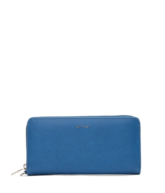 ELM Vegan Continental Wallet - Vintage | Color: Blue - variant::bluejay