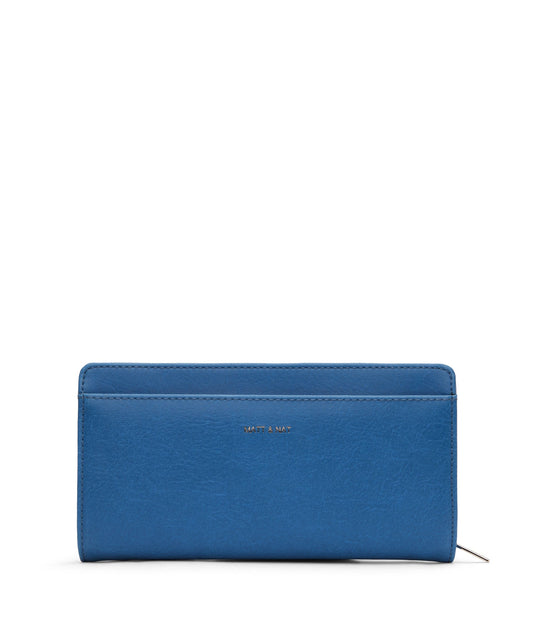 WEBBER Vegan Wallet - Vintage | Color: Blue - variant::bluejay