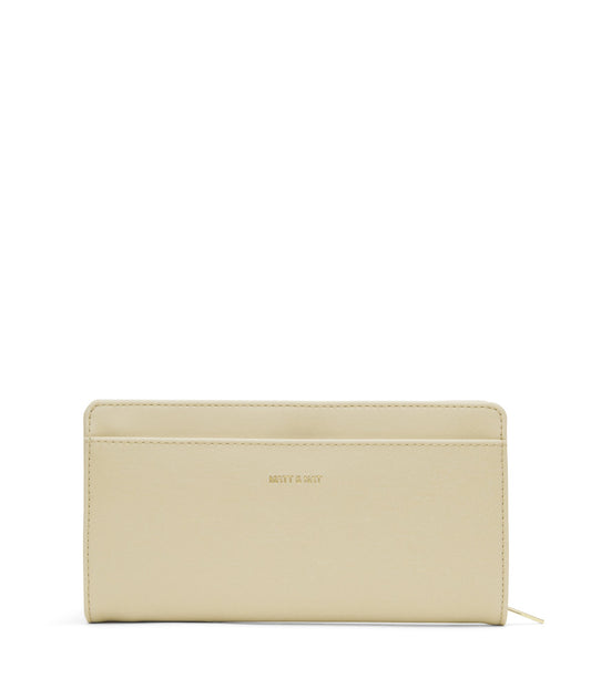 WEBBER Vegan Wallet - Vintage | Color: White - variant::vanilla