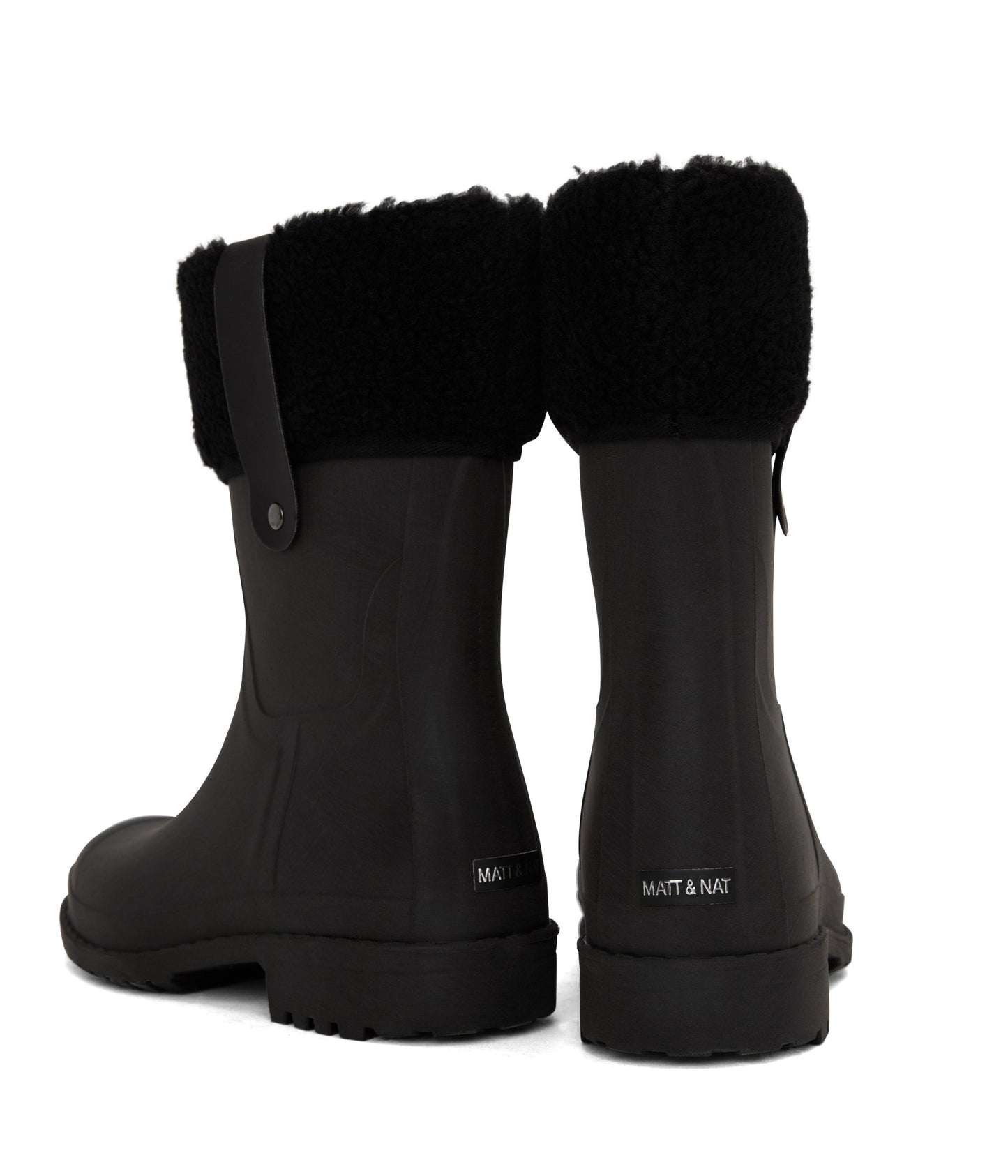 MARIA Women's Vegan Rain Boots | Color: Black - variant::black