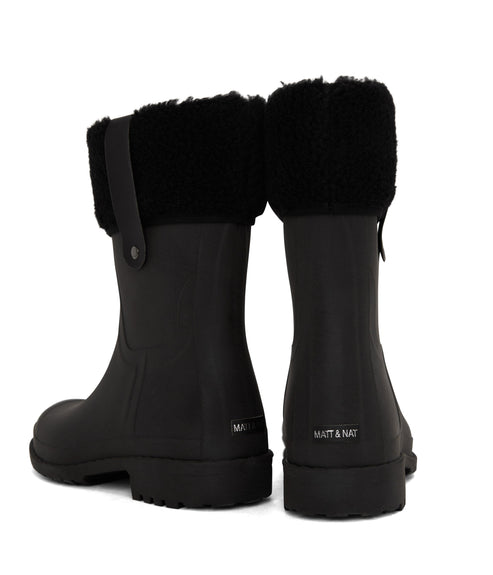 MARIA Women's Vegan Rain Boots | Color: Black - variant::black
