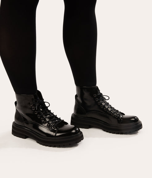 SAMARA Women's Vegan Boots | Color: Black - variant::black