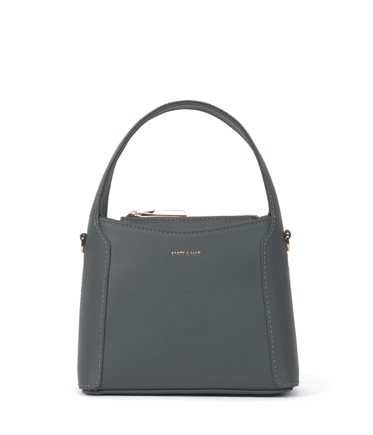 JADA SM Vegan Shoulder Bag - Arbor | Color: Grey - variant::mushroom