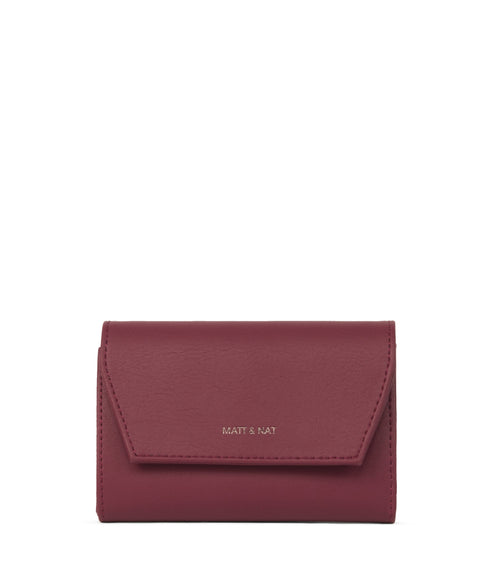 VERASM Small Vegan Wallet - Arbor | Color: Red - variant::beetroot