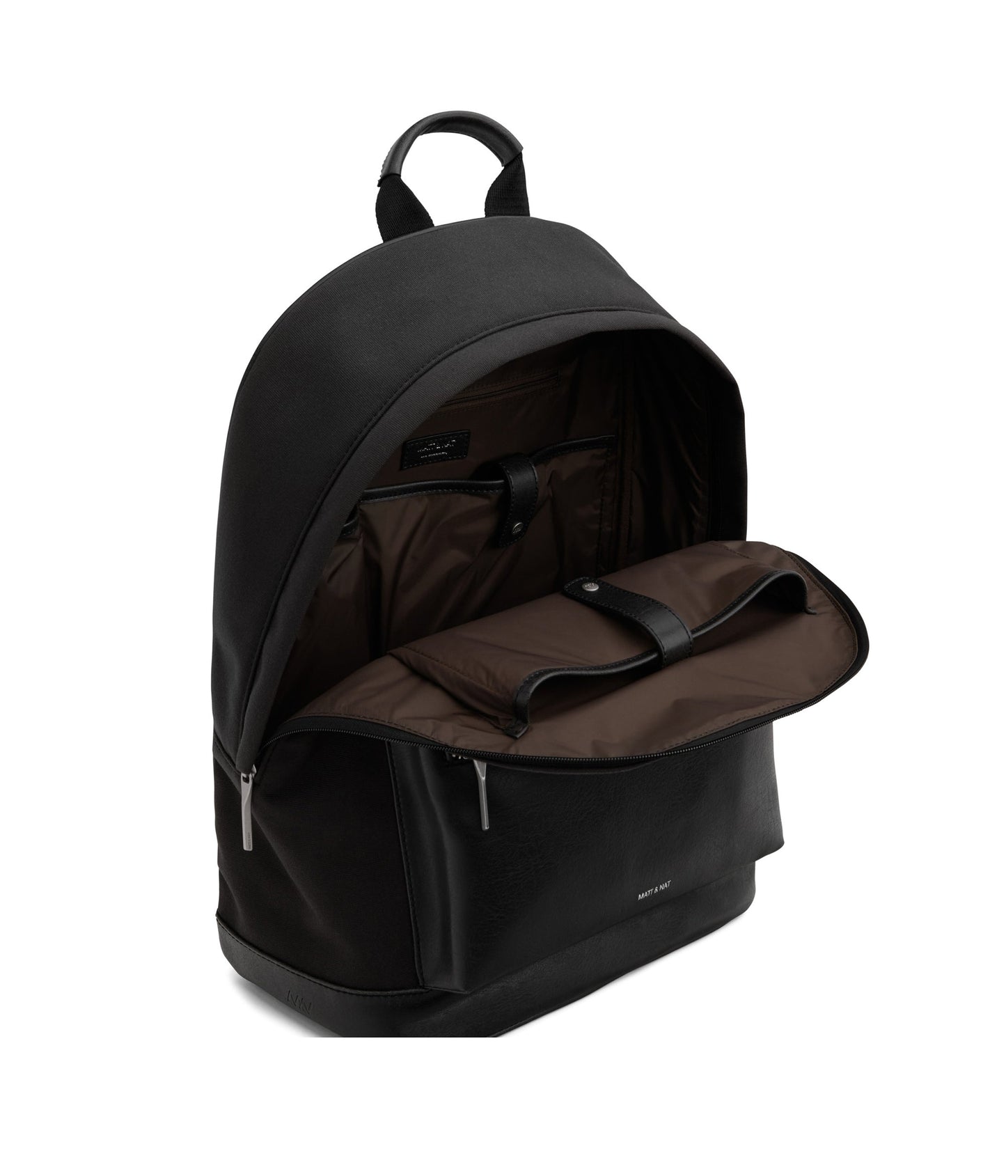 BALILG Large Vegan Backpack - Canvas | Color: Black - variant::black