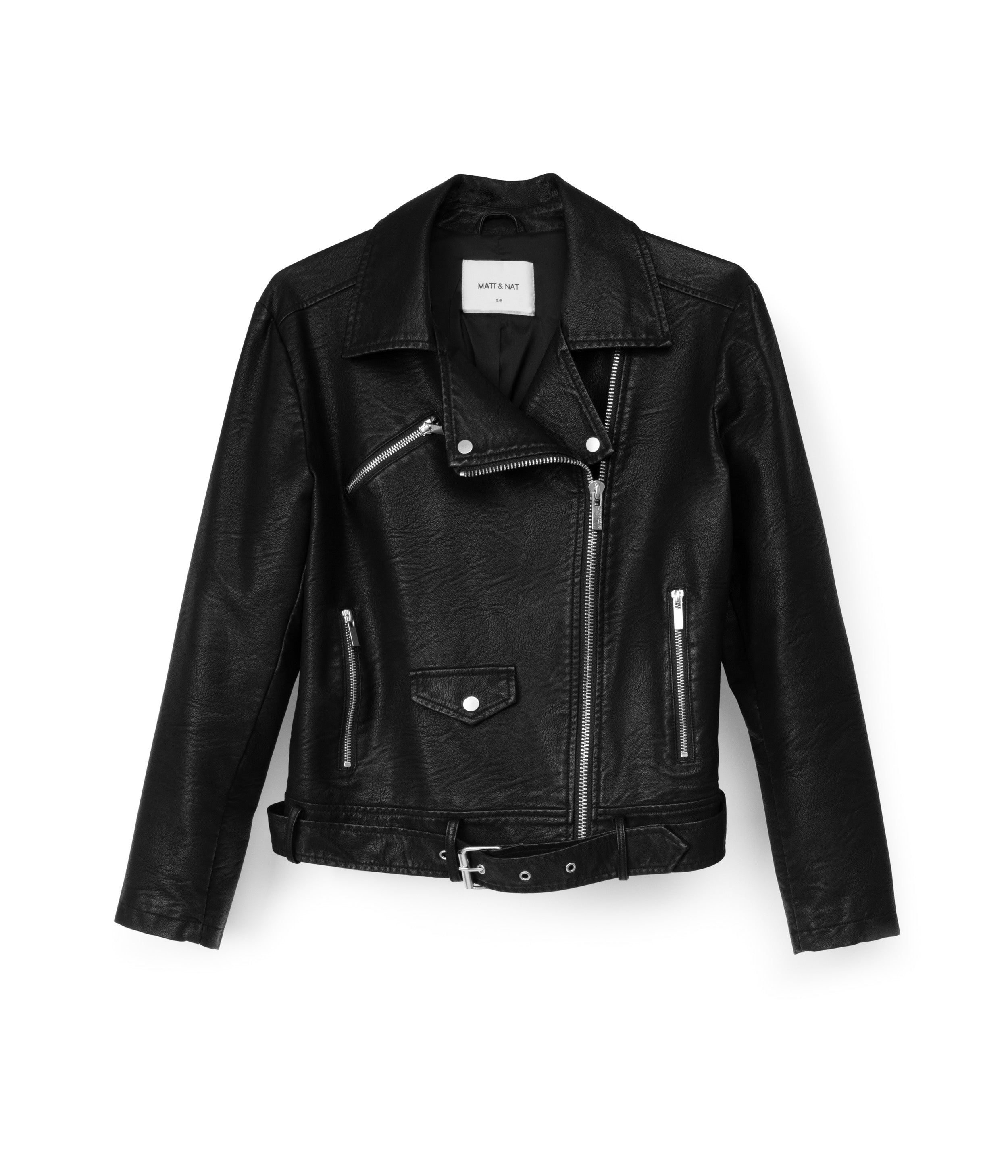 DRADEN Vegan Leather Jacket Matt Nat USA - Main Image