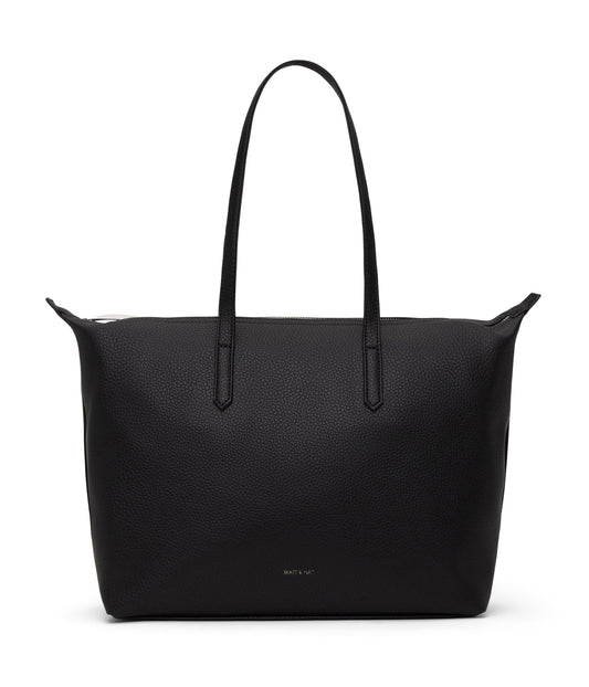 ABBI Vegan Tote Bag - Purity | Color: Black - variant::black