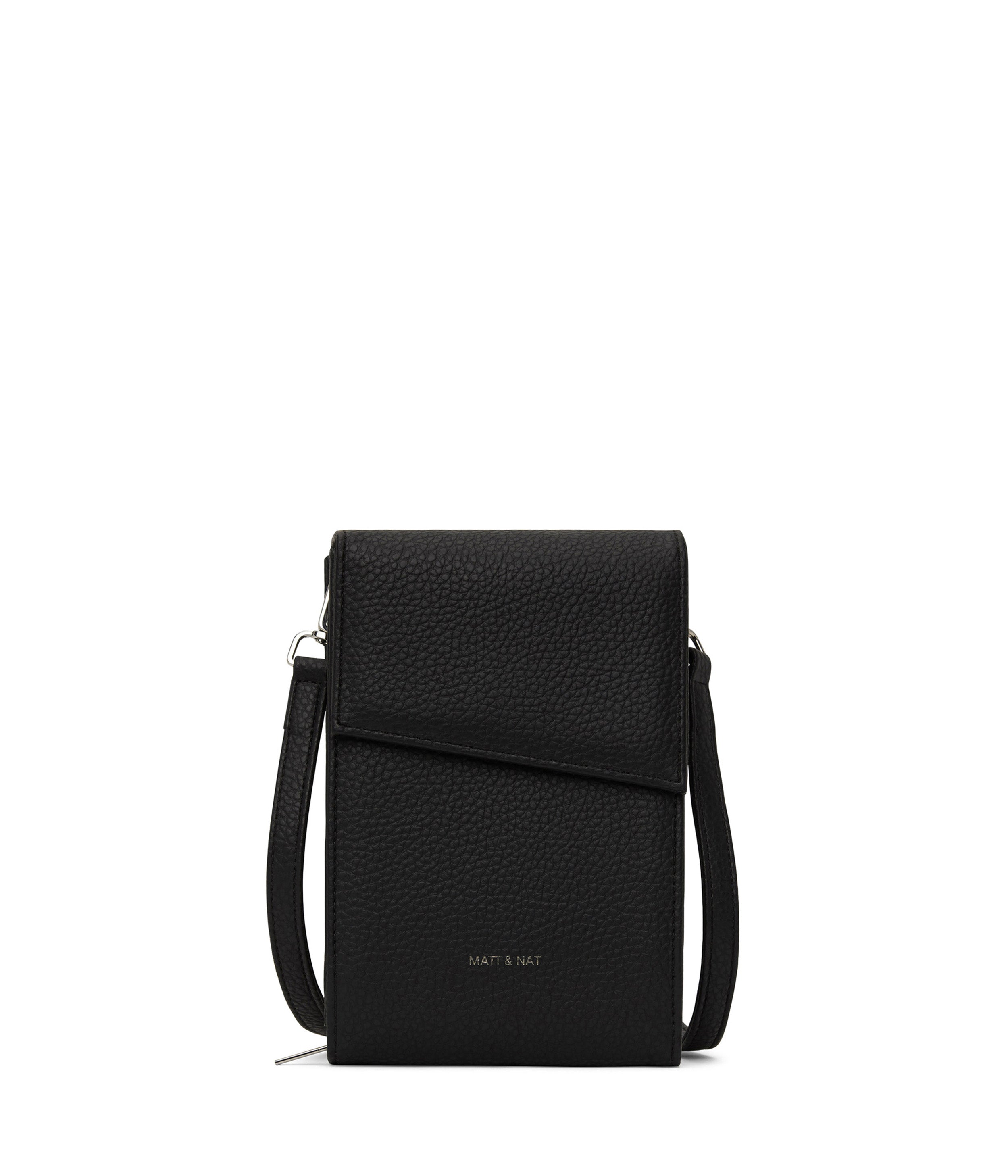 Matt Nat Met Vegan Crossbody Wallet Purity Black