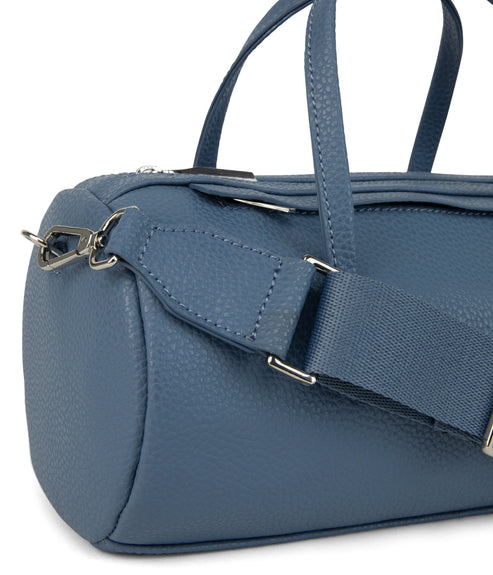 INES Vegan Barrel Bag - Purity | Color: Blue - variant::galaxy