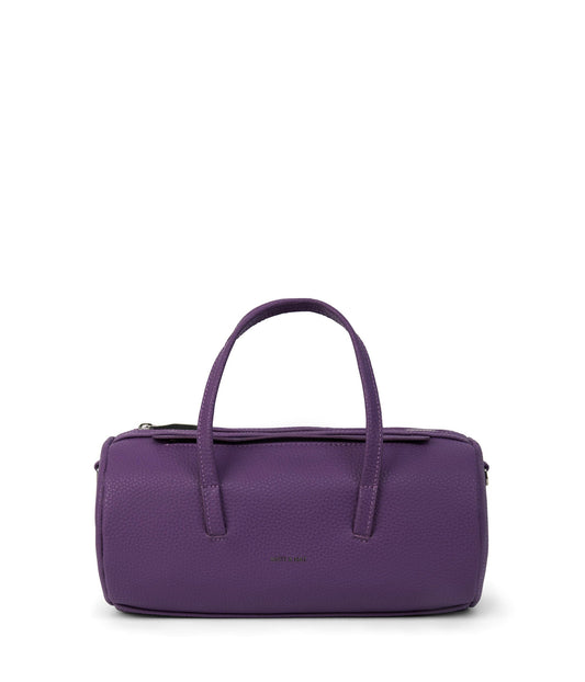 INES Vegan Barrel Bag - Purity | Color: Purple - variant::violet