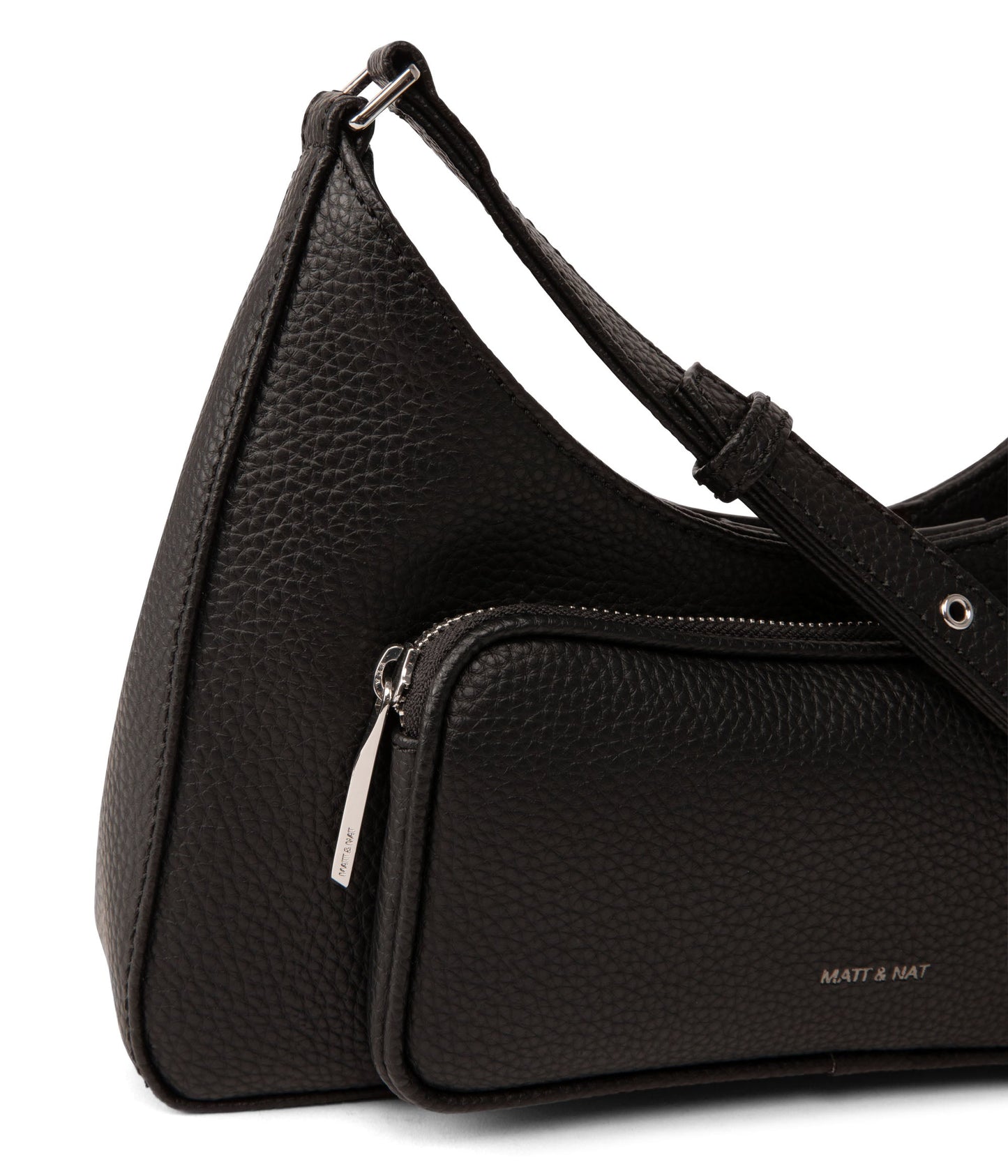 PALM Vegan Crossbody Bag - Purity| Color: Black - variant::black