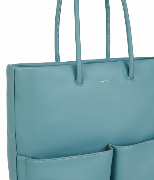 BERTA Vegan Tote Bag - Sol | Color: Blue - variant::canal