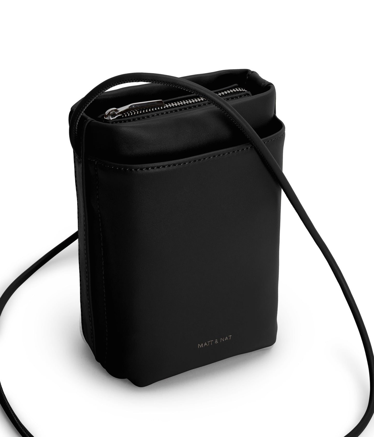 MILLE Vegan Crossbody Bag - Sol | Color: Black - variant::black