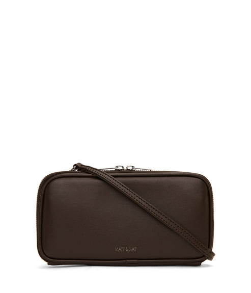 OLIV Vegan Crossbody Wallet - Sol | Color: Brown - variant::espresso