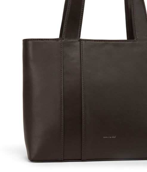 GARNI Vegan Tote Bag - Sol | Color: Brown - variant::espresso