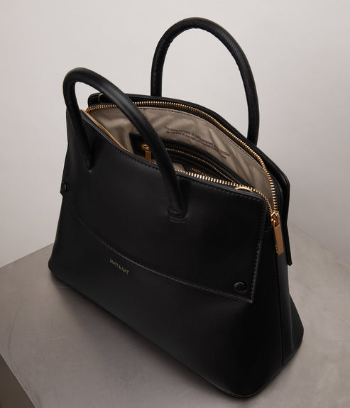 SILVA Vegan Satchel - UPPEAL™ | Color: Black - variant::black