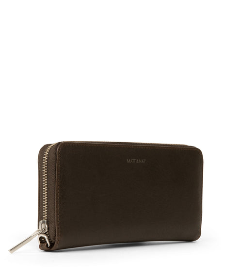 ELM Vegan Continental Wallet - Vintage | Color: Brown - variant::espresso