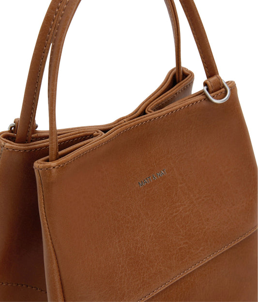WILLASM Small Vegan Tote Bag - Vintage | Color: Brown - variant::chili