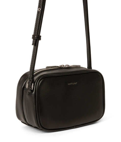CAS Vegan Crossbody Bag - Sol | Color: Black - variant::black