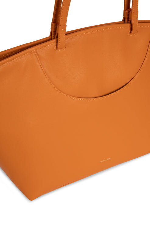 ALLIE Vegan Tote Bag - Arbor | Color: Orange - variant::spice