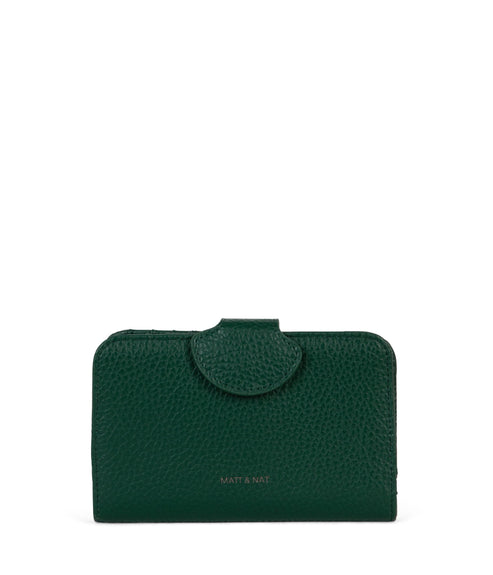 FLOATSM Small Vegan Wallet - Purity | Color: Green - variant::empress