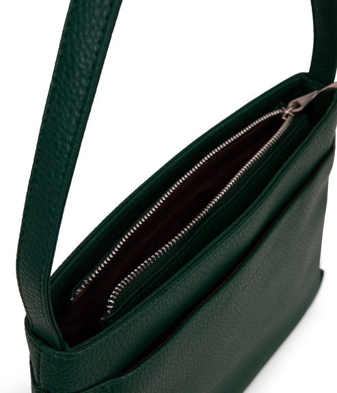 LUISA Vegan Shoulder Bag - Purity | Color: Green - variant::empress
