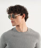 COLE Round Metal Sunglasses | Color: Grey - variant::silver