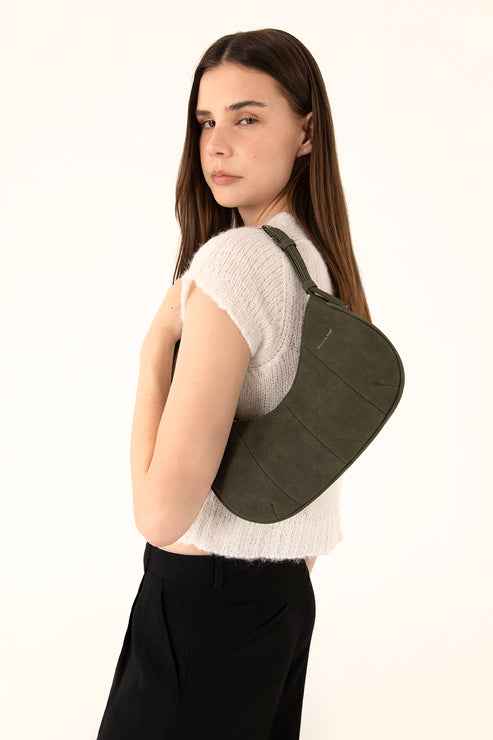 MARI Vegan Shoulder Bag – Solstice | Color: Latte - variant::latte