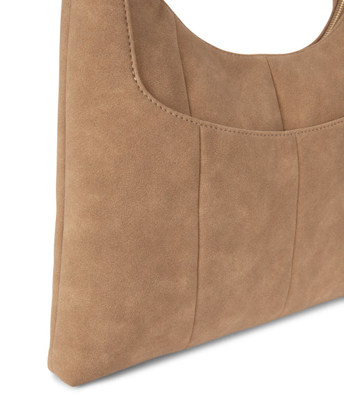 EMMA Vegan Shoulder Bag – Solstice | Color: Latte - variant::latte