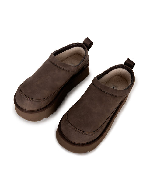 MOXI Women's Vegan Mule | Color: Brown - variant::brown