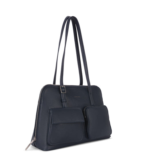 IMENA Vegan Tote Bag – Forum | Color: Navy - variant::navy