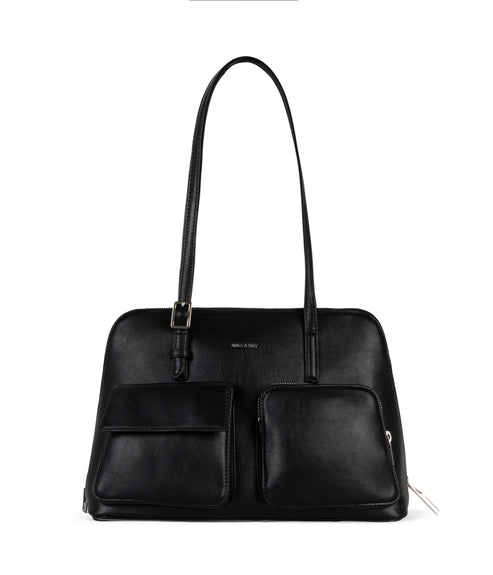 IMENA Vegan Tote Bag – Forum | Color: Black - variant::black