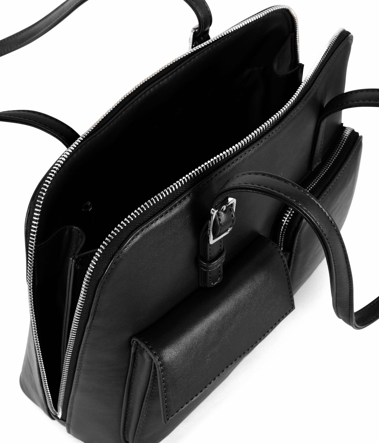 IMENA Vegan Tote Bag – Forum | Color: Black - variant::black