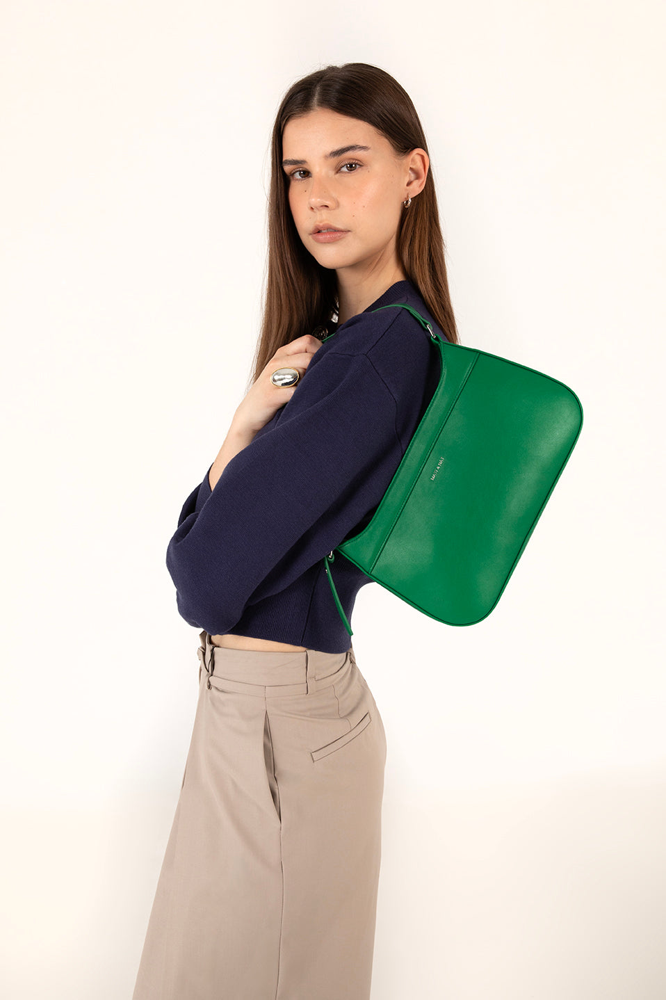 REVE Vegan Shoulder Bag - Forum | Color: Black - variant::black