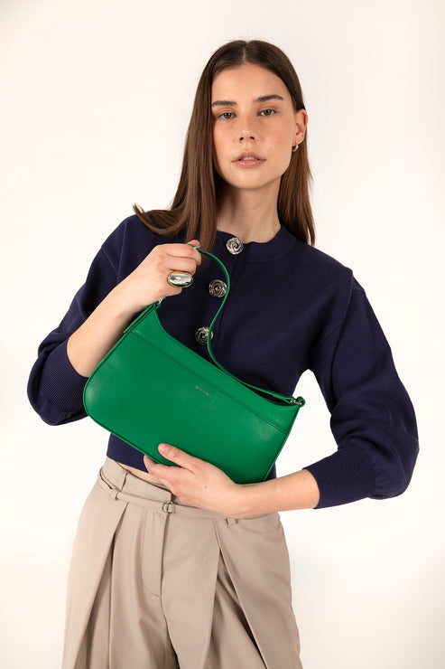 REVE Vegan Shoulder Bag - Forum | Color: Navy - variant::navy