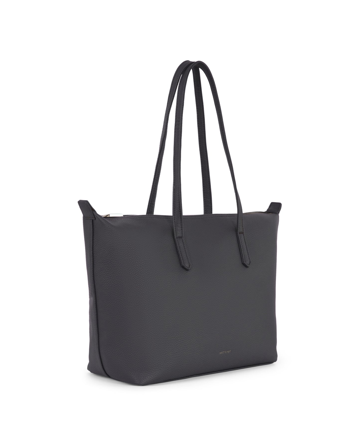 ABBI Vegan Tote Bag - Grain | Color: Coal - variant::coal