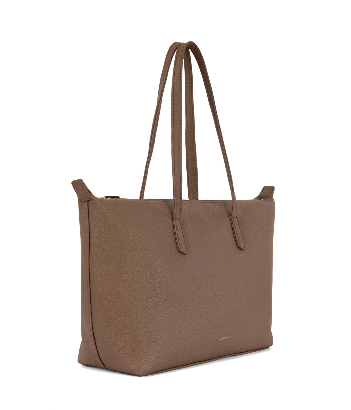 ABBI Vegan Tote Bag - Grain | Color: Toffee- variant::toffee