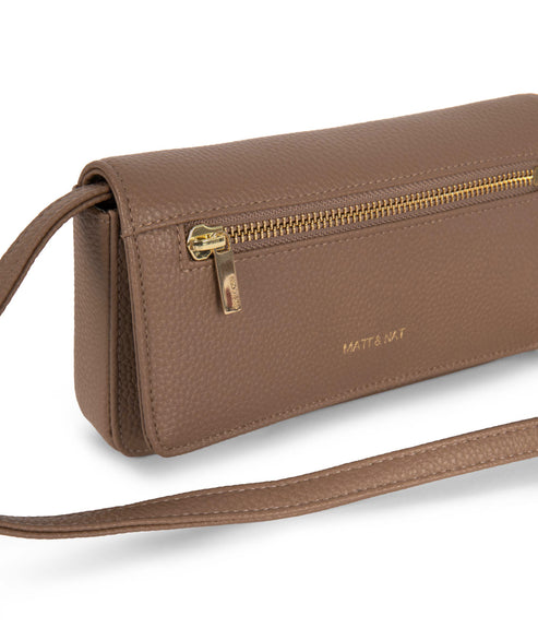 ERIN Vegan Crossbody Bag - Grain | Color: Toffee variant::toffee