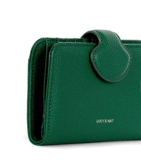 FLOATSM Small Vegan Wallet - Grain | Color: Avocado - variant::avocado