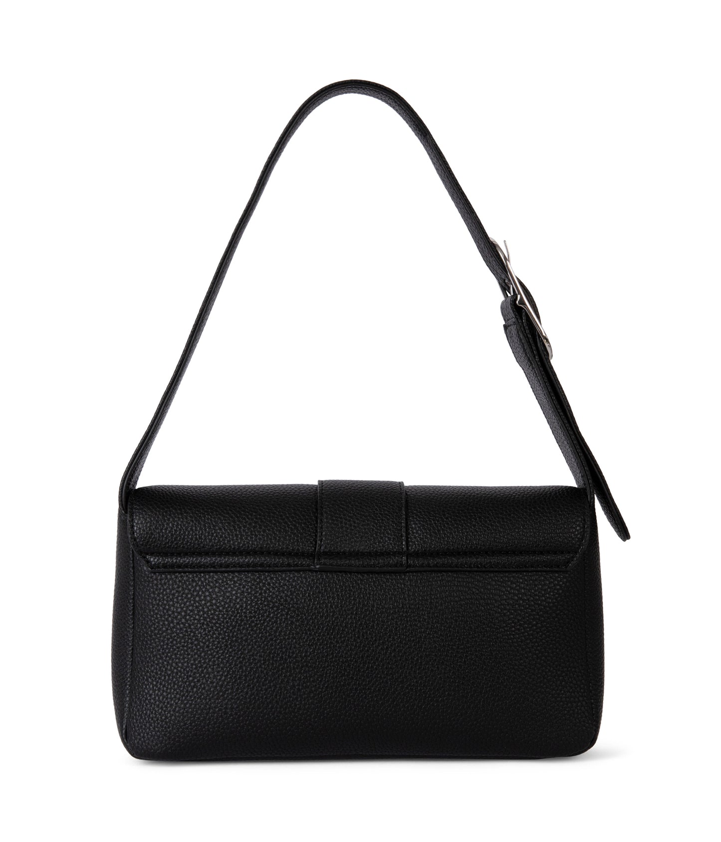 ISABELLE Vegan Shoulder Bag – Grain | Color: Black - variant::black