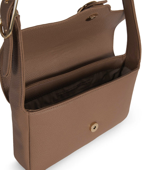 ISABELLE Vegan Shoulder Bag – Grain | Color: Toffee- variant::toffee