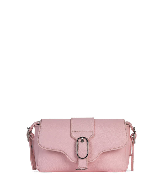 ISABELLE SM Vegan Crossbody Bag – Grain | Color: Quartz- variant::quartz
