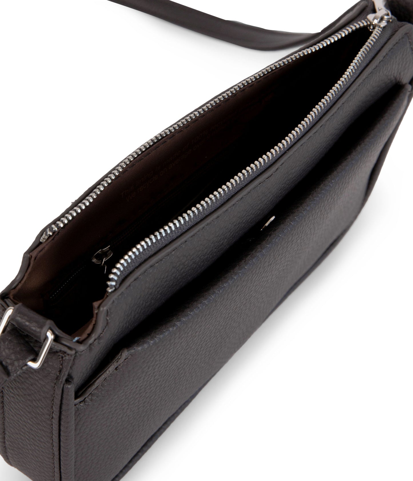 IVY Vegan Crossbody Bag - Grain | Color: Coal- variant::coal