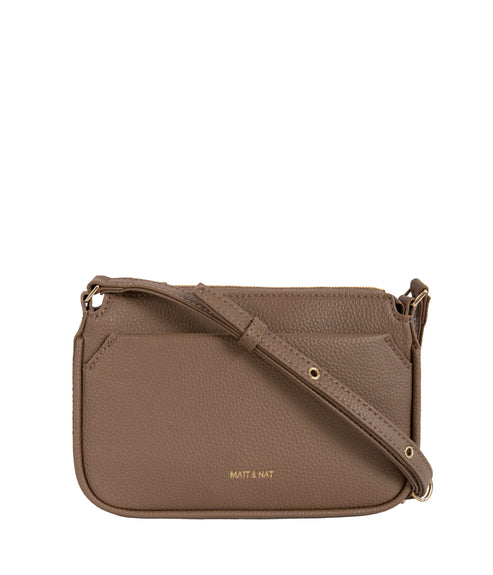 IVY Vegan Crossbody Bag - Grain | Color: Toffee- variant::toffee