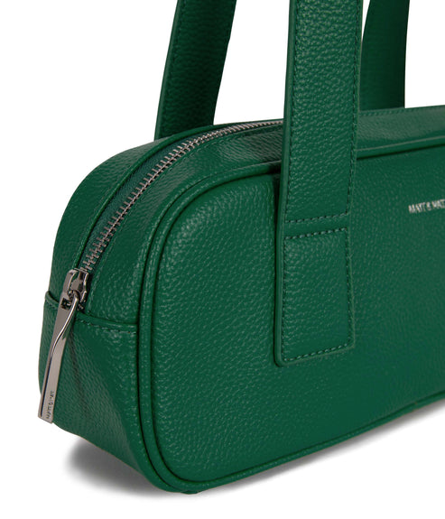 LEMUR Vegan Satchel – Grain | Color: Avocado - variant::avocado