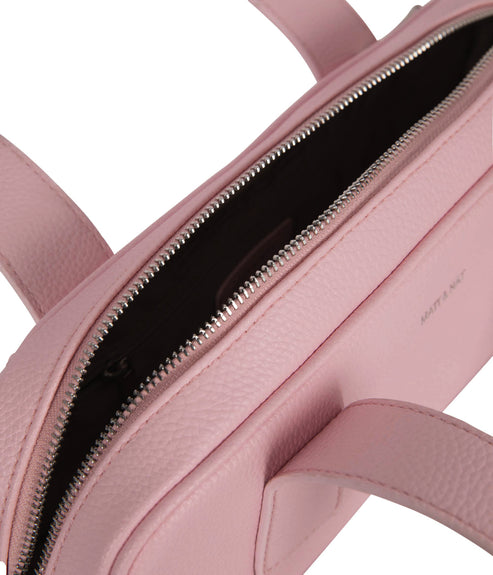 LEMUR Vegan Satchel – Grain | Color: Quartz - variant::quartz