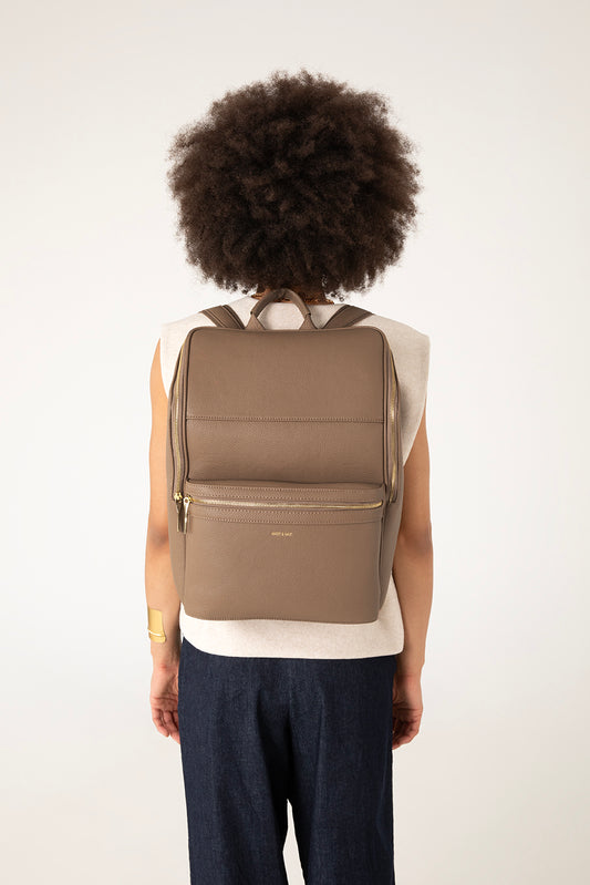 REMI Vegan Backpack – Grain | Color: Coal - variant::coal