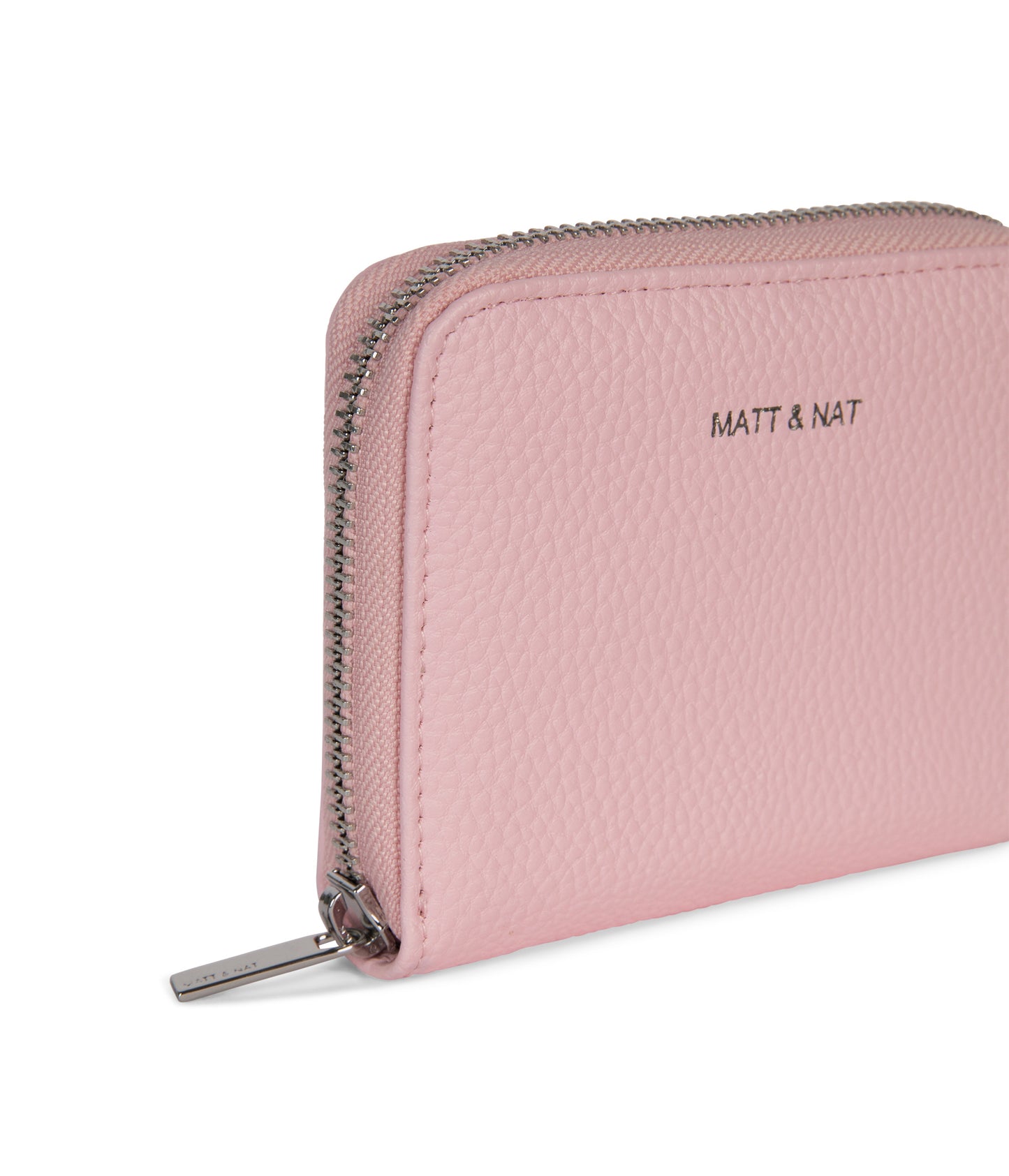 RUE Small Vegan Zip Wallet - Grain | Color: Quartz - variant::quartz